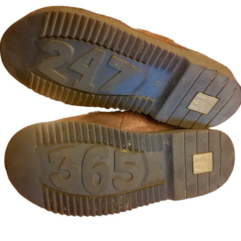 AE Outfitters | DrkBrown Leather Men's Woven Sandals | Style 1830-200 | Size: 10 - Picture 5 of 13